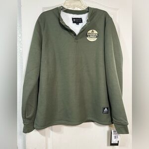 NWT Matix Olive Long Sleeve Henley
